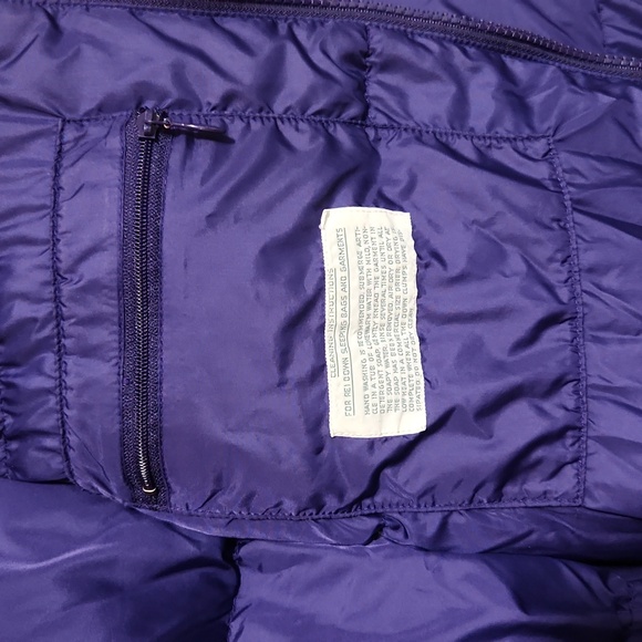 REI Vintage Goose Down Quilted Puffer Jacket Purple Size Large - Picture 7 of 13
